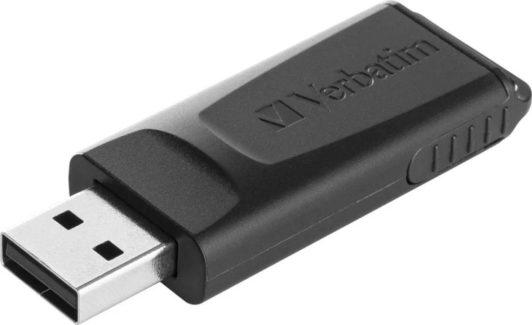 Verbatim Slider 49328 USB-stick 128GB - Zwart