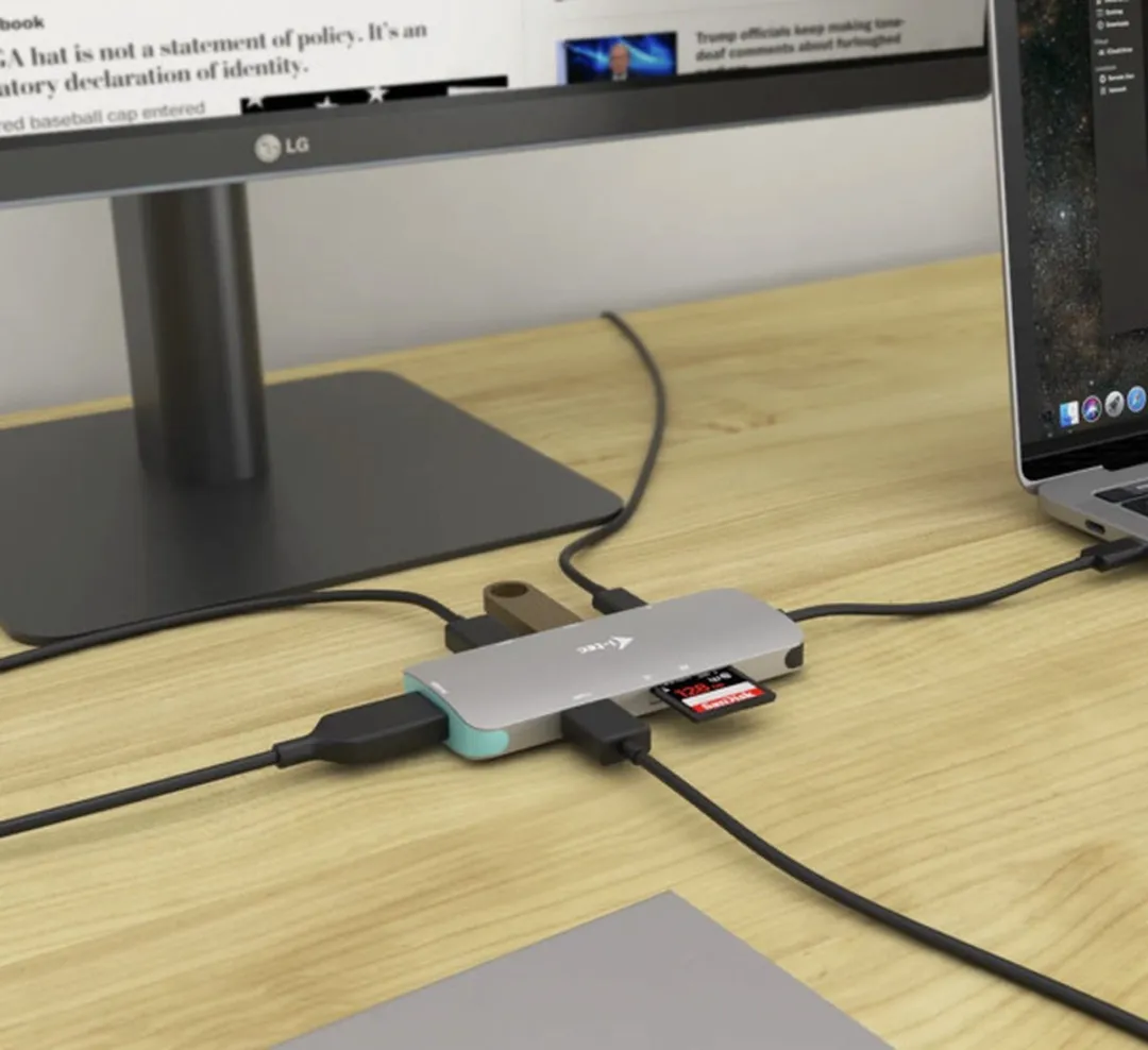I-tec Metal USB-C Nano Dock C31NANODOCKPD - HDMI 4K - 100W - Grijs - afbeelding 6 van 6