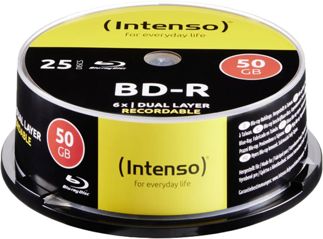 Intenso 5001124 Blu-ray BD-R DL 50GB