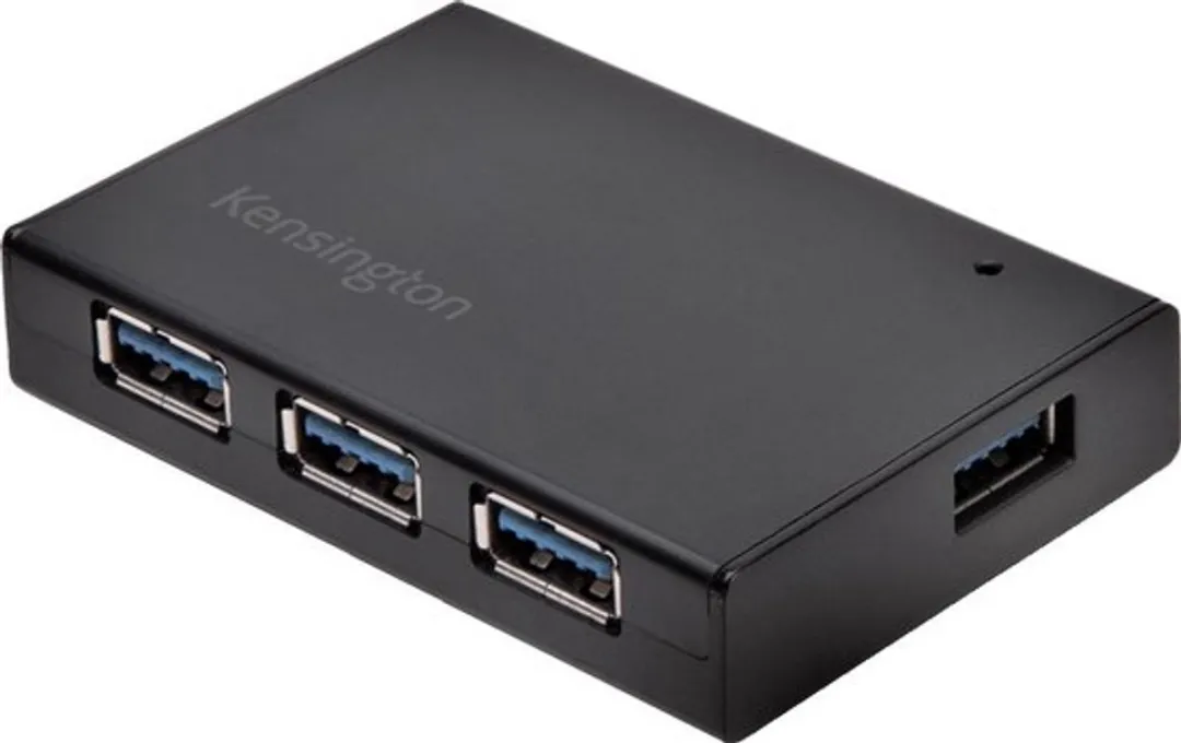 Kensington K39122EU Hub USB 3.0 - 4 Poorten - Zwart - afbeelding 4 van 6