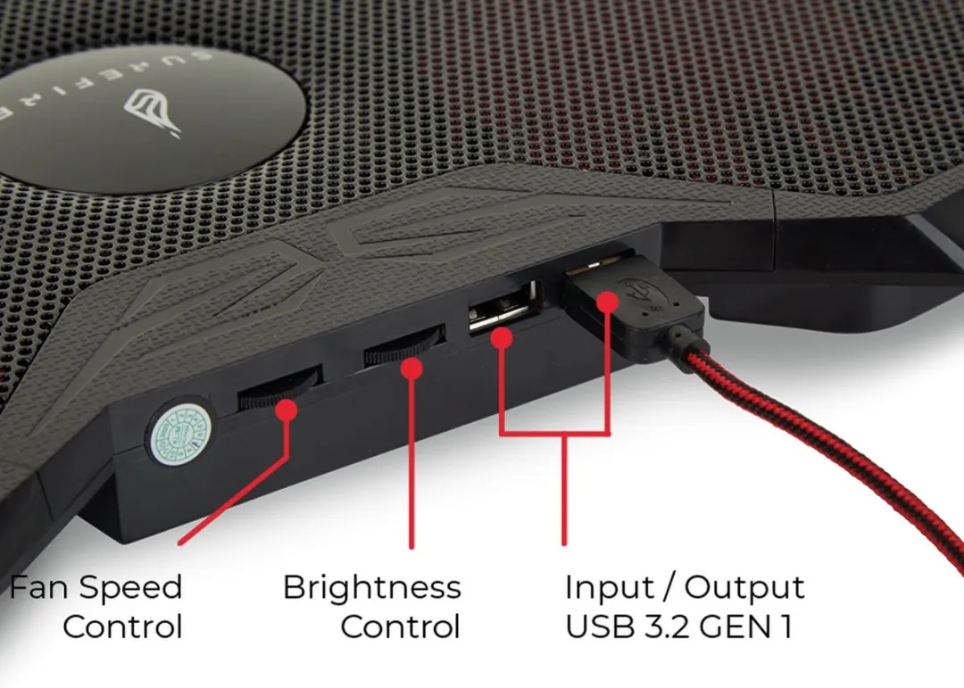 Verbatim SureFire Bora 48819 Koelbasis - 4x120mm - 43,2cm