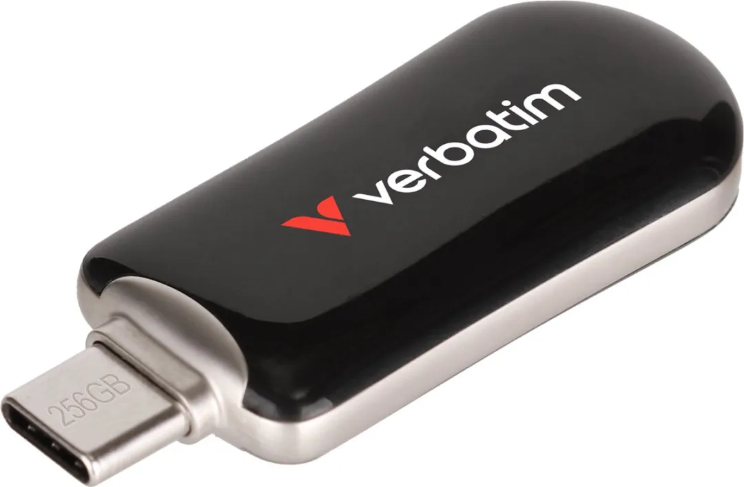 Verbatim 30226 USB-C Drive 256GB - Zwart