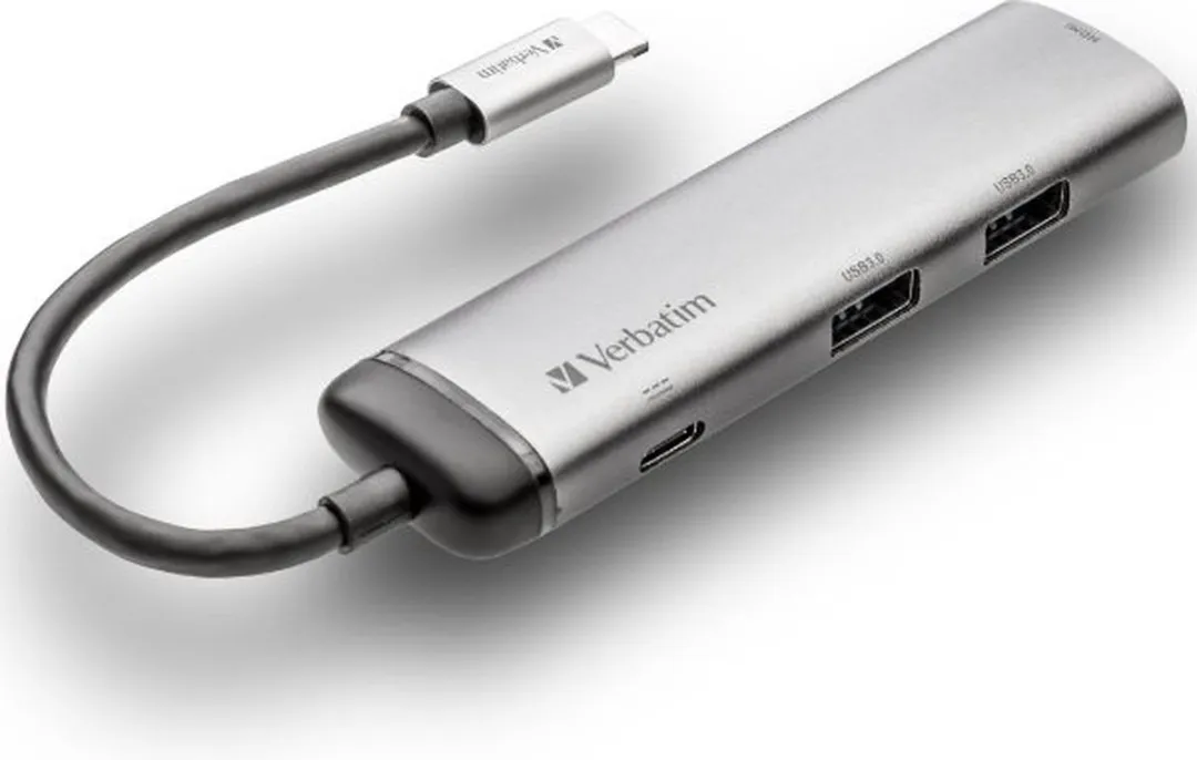 Verbatim 49140 USB-C Dockingstation - 1x HDMI/1x USB-C - Zilver