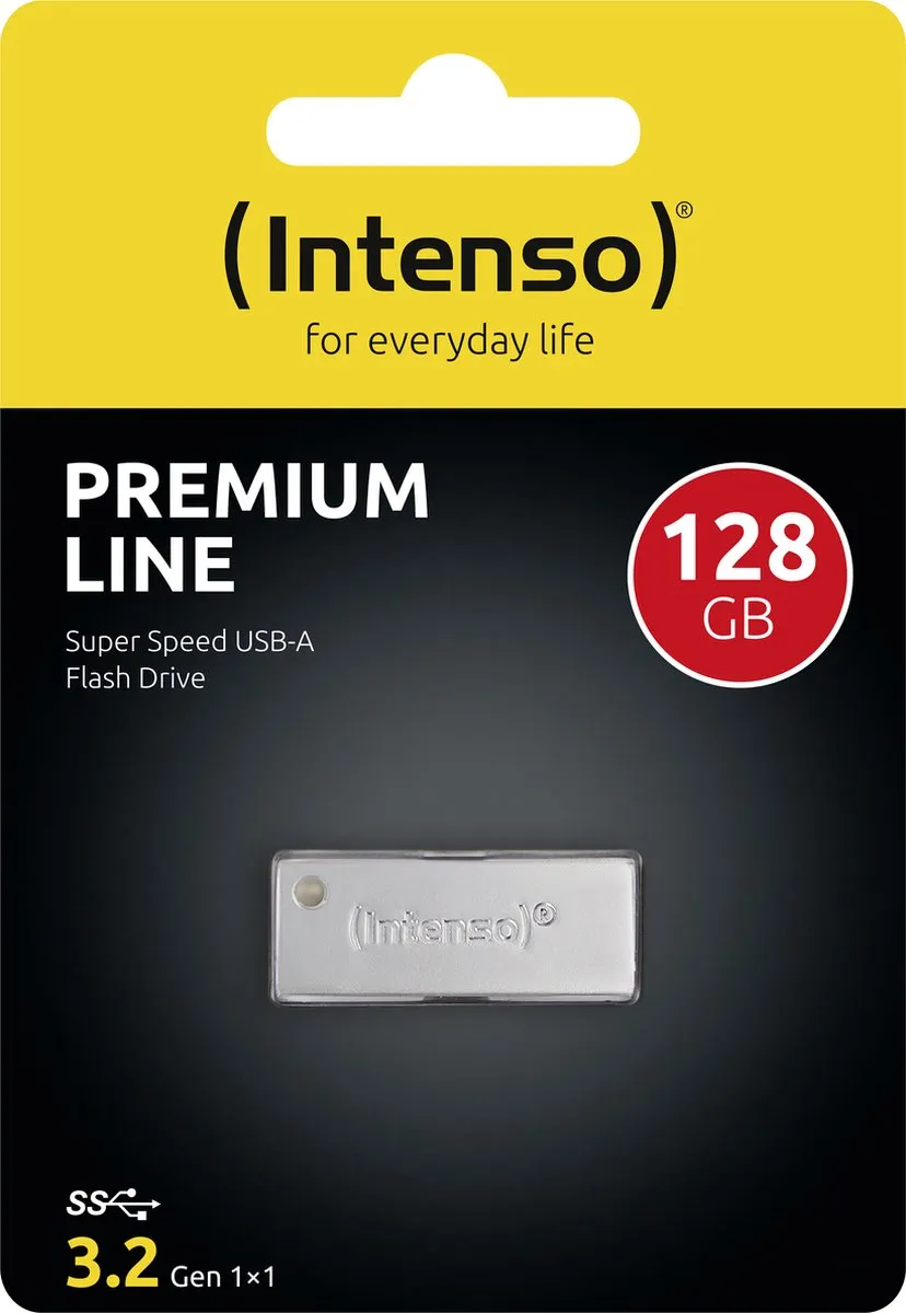 Intenso Premium Line USB-stick 128GB - Zilver