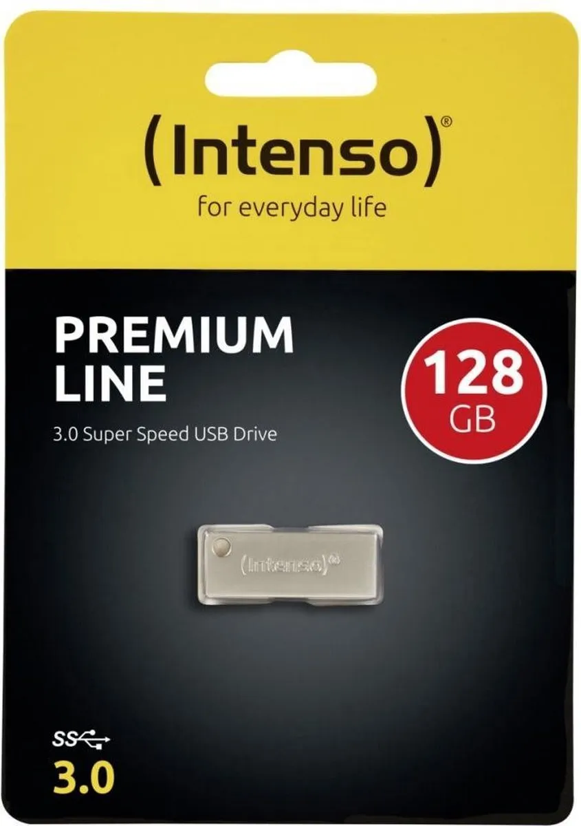 Intenso Premium Line USB-stick 128GB - Zilver - afbeelding 6 van 6