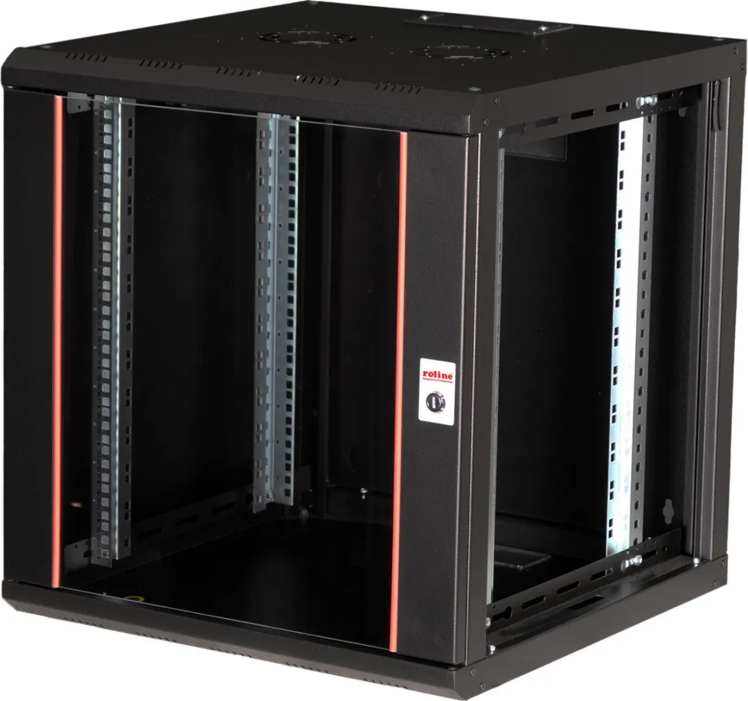 Roline 19-inch Wandbehuizing Pro 12U 600x600mm - Zwart