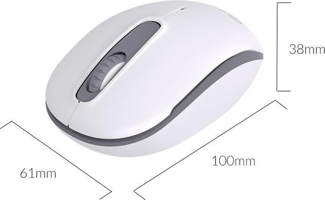 ORICO ORI-WDM-V2C-WH Draadloze Muis - 2.4GHz - Wit