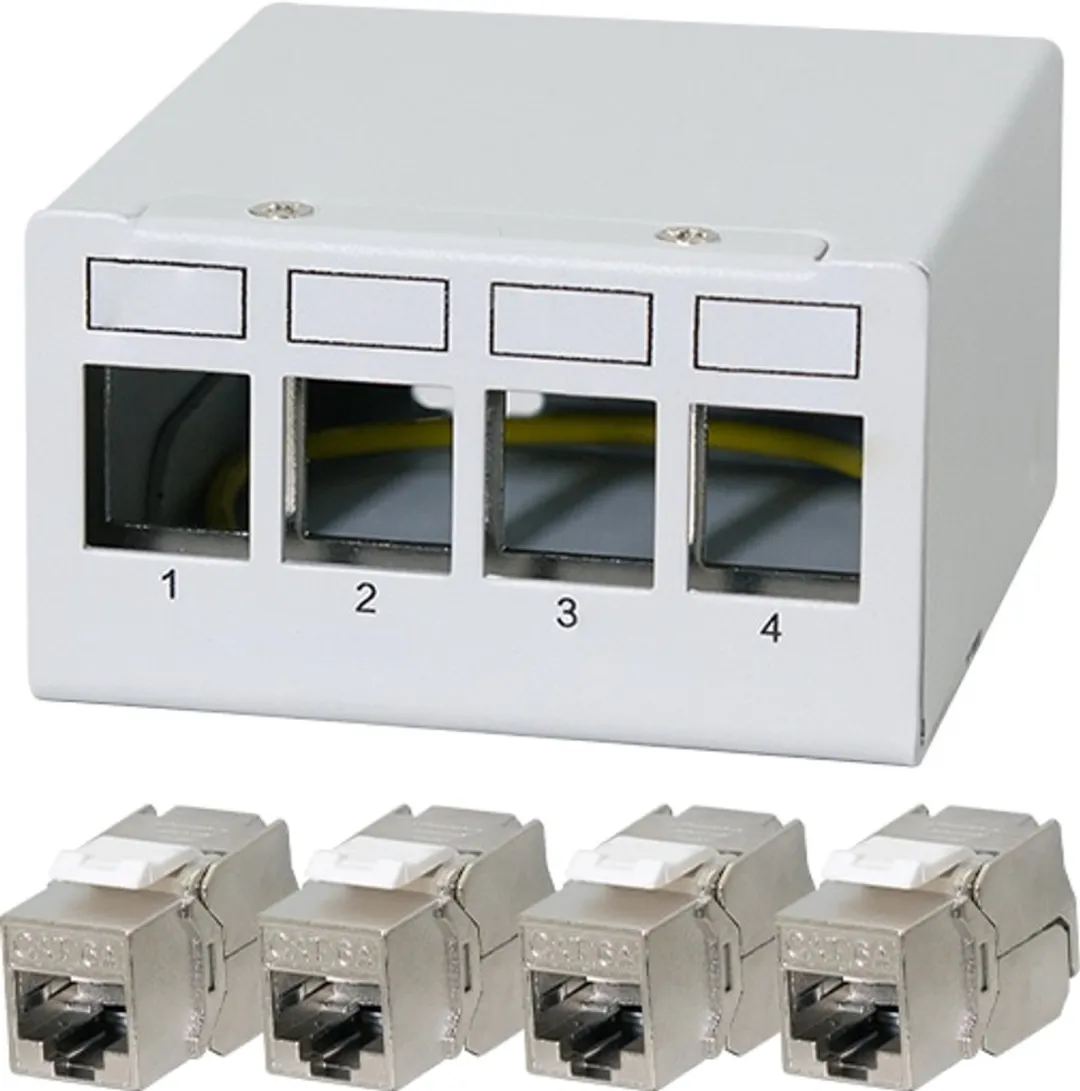 Logilink Patchpanel NK4090 4x CAT6A