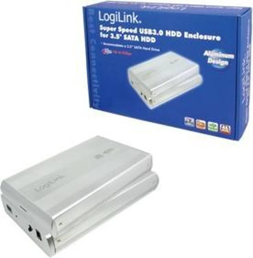 Logilink UA0107A Opslagstationbehuizing 3.5" - Zilver