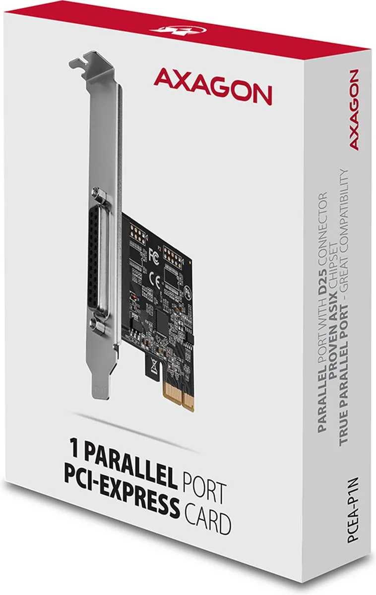 Axagon PCEA-P1N PCIe Parallelpoortadapter - afbeelding 5 van 6