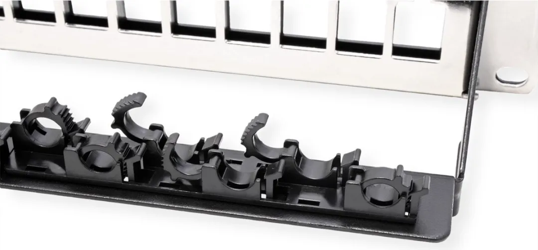 Roline 19" Keystone Module Rack 24P - Leeg - Zwart