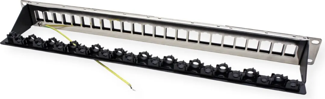 Roline 19" Keystone Module Rack 24P - Leeg - Zwart - afbeelding 6 van 6