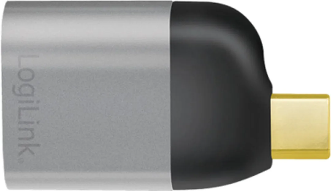 Logilink CUA0204 USB-C naar DisplayPort Adapter - Zwart