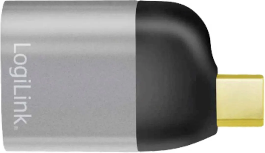 Logilink CUA0204 USB-C naar DisplayPort Adapter - Zwart