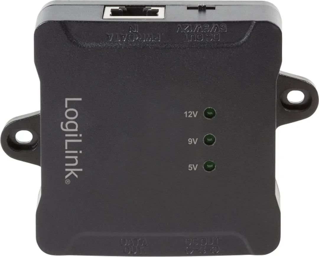Logilink POE005 POE Splitter 1 Port Gigabit - 24W - Zwart