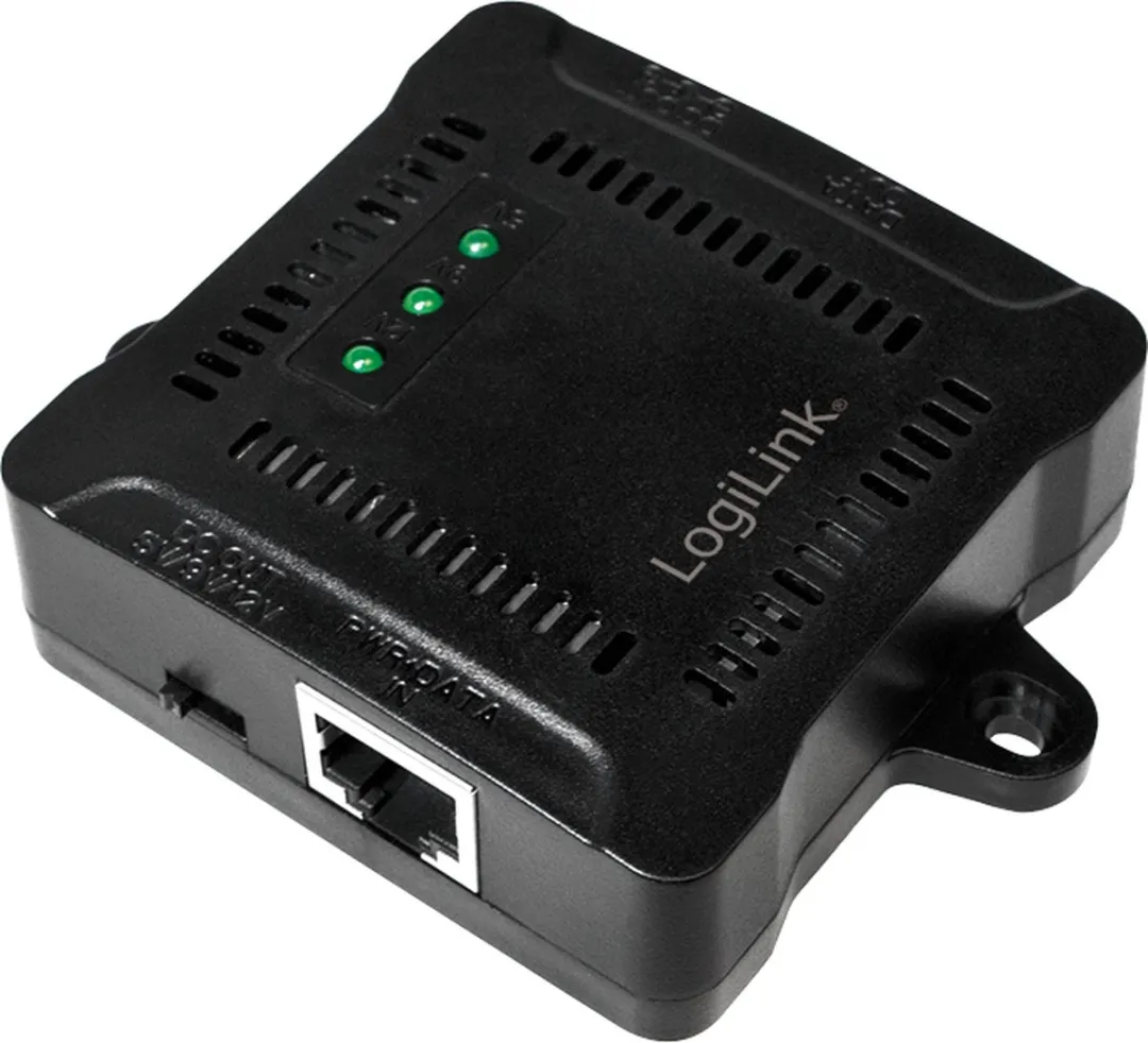 Logilink POE005 POE Splitter 1 Port Gigabit - 24W - Zwart