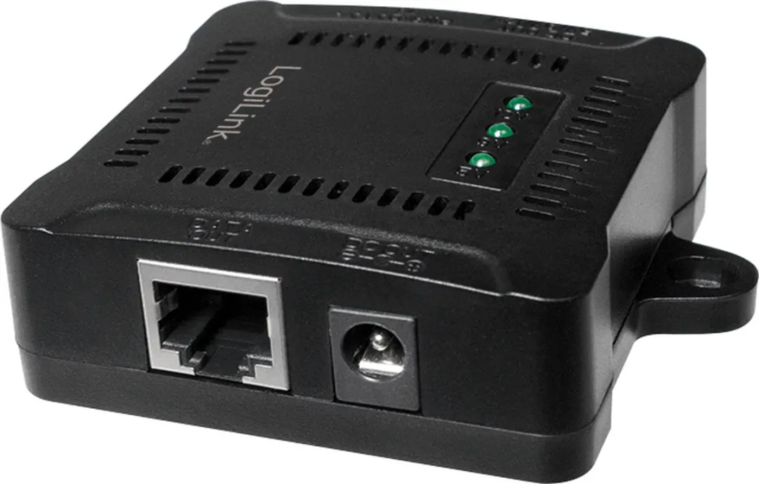 Logilink POE005 POE Splitter 1 Port Gigabit - 24W - Zwart - afbeelding 6 van 6