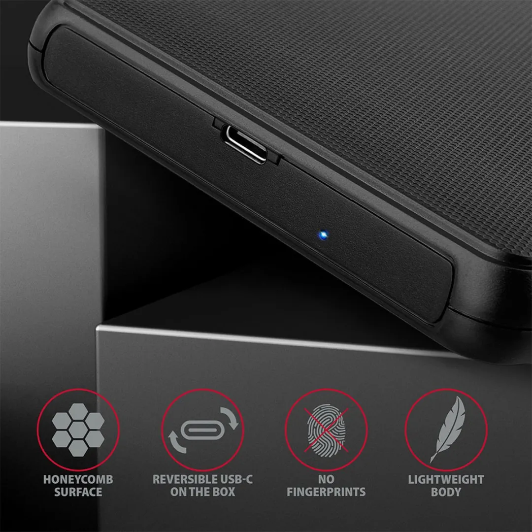 Axagon EE25-SLC USB-C 3.2 Gen1 Externe SATA Box - Zwart
