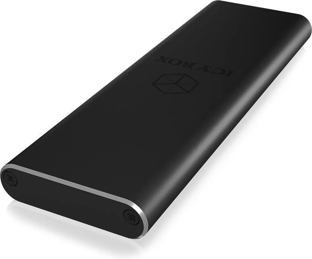 Icy Box IB-183M2 M.2 SSD-behuizing - USB 3.0 - Zwart