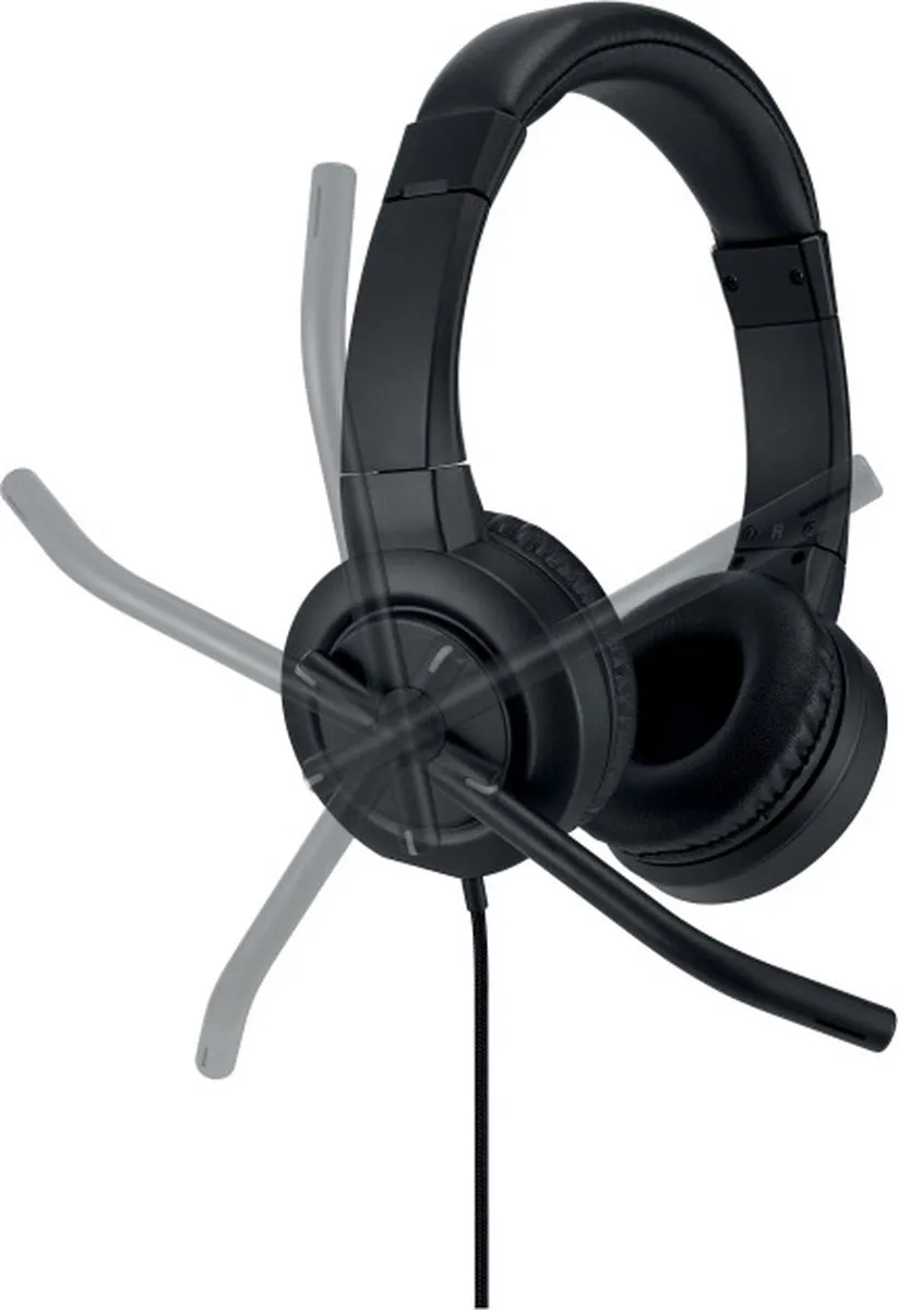 Kensington H1000 H2000 USB-C Headset - Ruisonderdrukking - Zwart - afbeelding 6 van 6