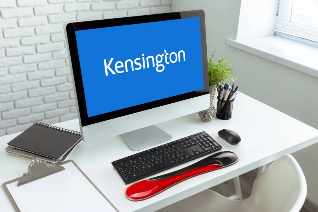 Kensington K62442WW Duo Gel Polssteun - Rood/Zwart