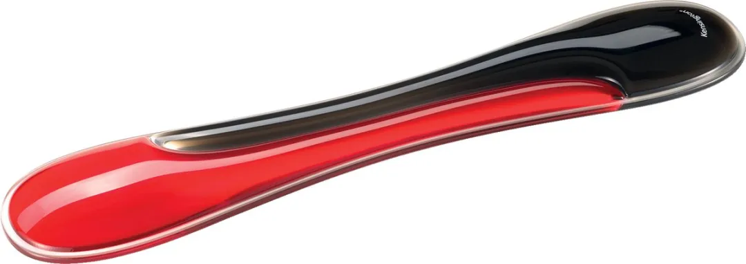 Kensington K62442WW Duo Gel Polssteun - Rood/Zwart