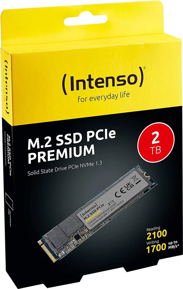 Intenso M.2 SSD 3835470 - 2TB - PCIe 2280 - 2100 MB/s