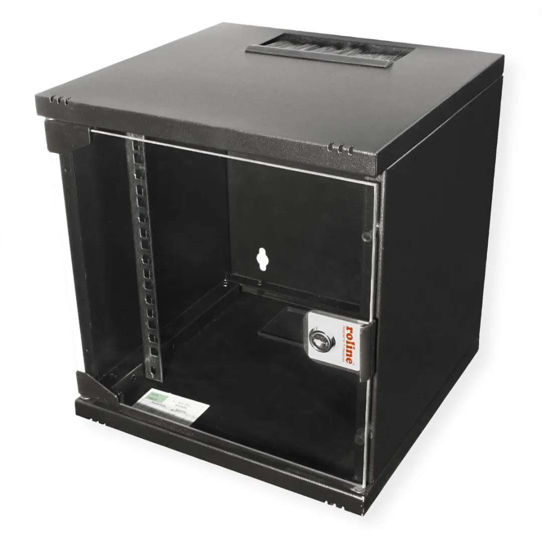 Roline 10-inch Wandbehuizing 6U 312x300mm - Zwart