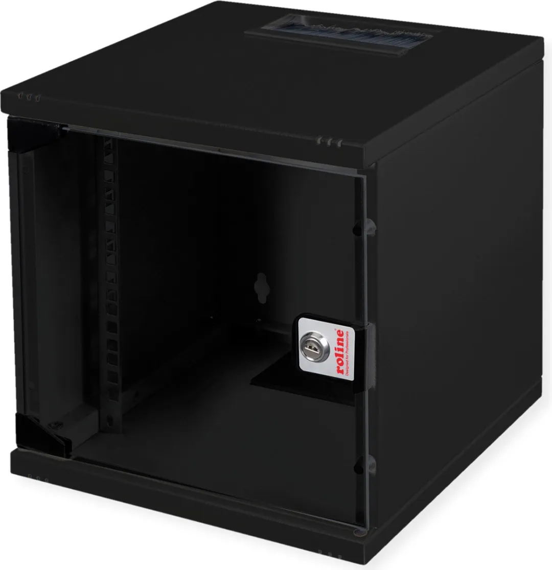 Roline 10-inch Wandbehuizing 6U 312x300mm - Zwart