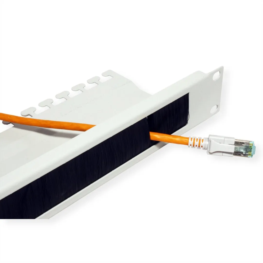 Roline 19-inch Kabeldoorvoer 1U - grijs - afbeelding 5 van 6