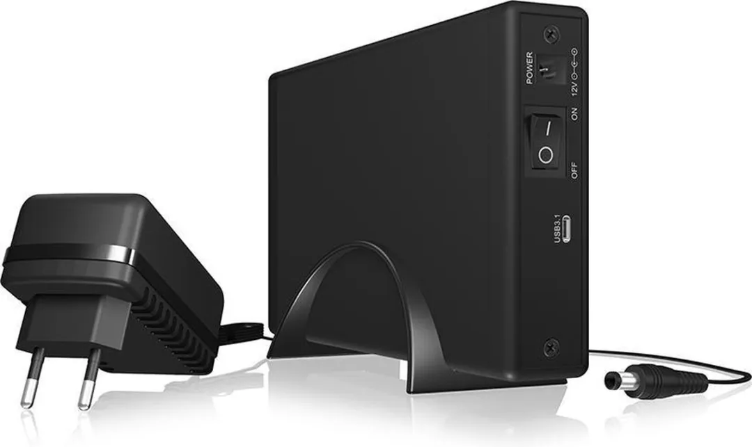 Icy Box IB-377-C31 3.5" HDD/SSD-behuizing - Zwart - afbeelding 6 van 6