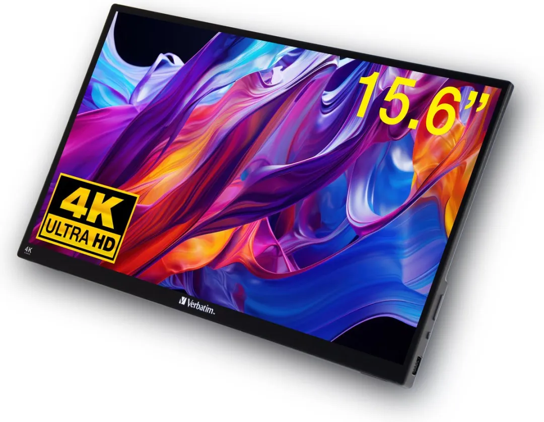Verbatim Draagbaar Ultra HD 4K Monitor 15,6"