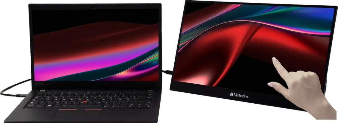 Verbatim Draagbaar Ultra HD 4K Monitor 15,6" - Zwart - afbeelding 6 van 6
