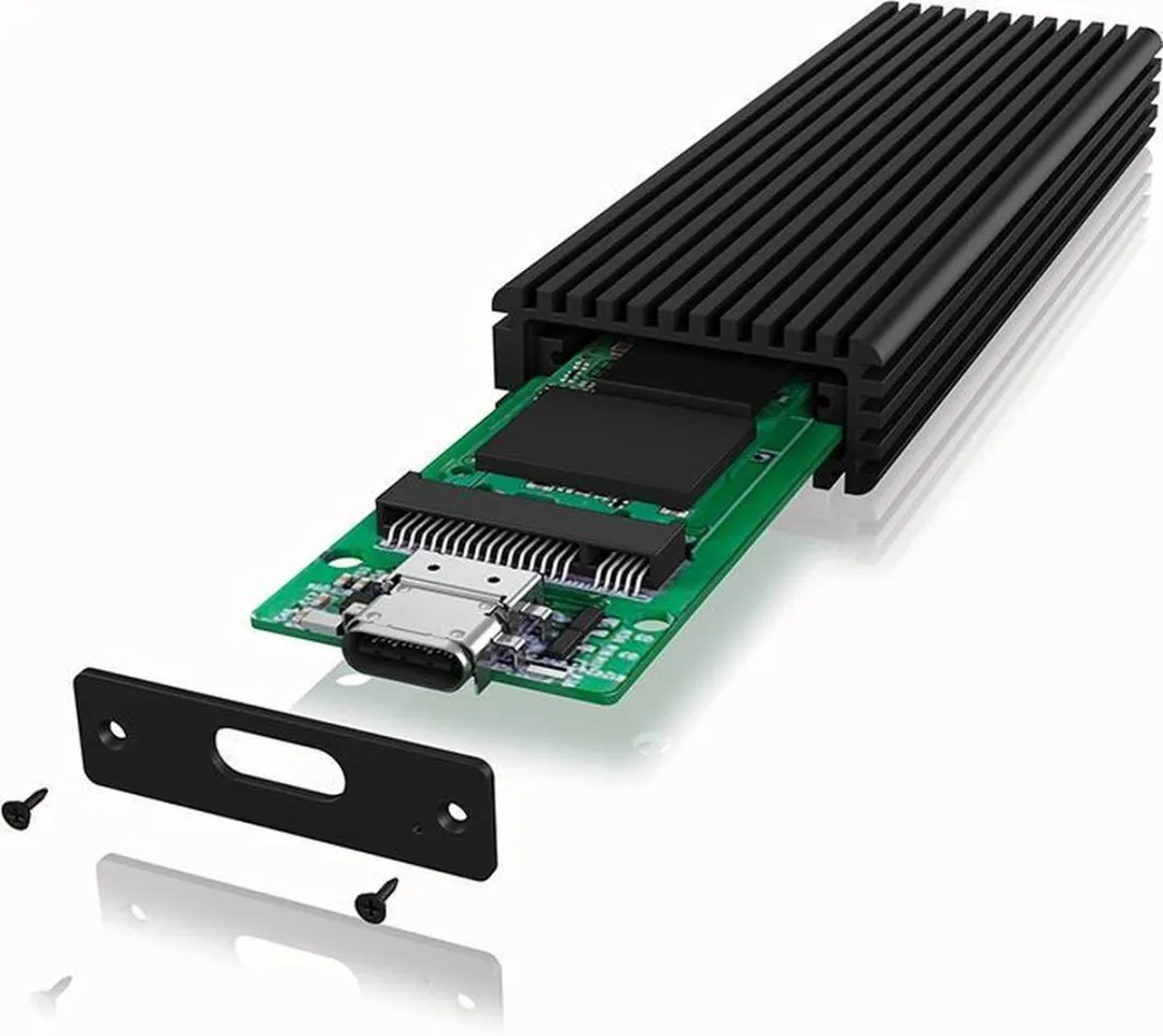 Icy Box IB-1816M-C31 M.2 SSD-behuizing - Zwart - afbeelding 6 van 6