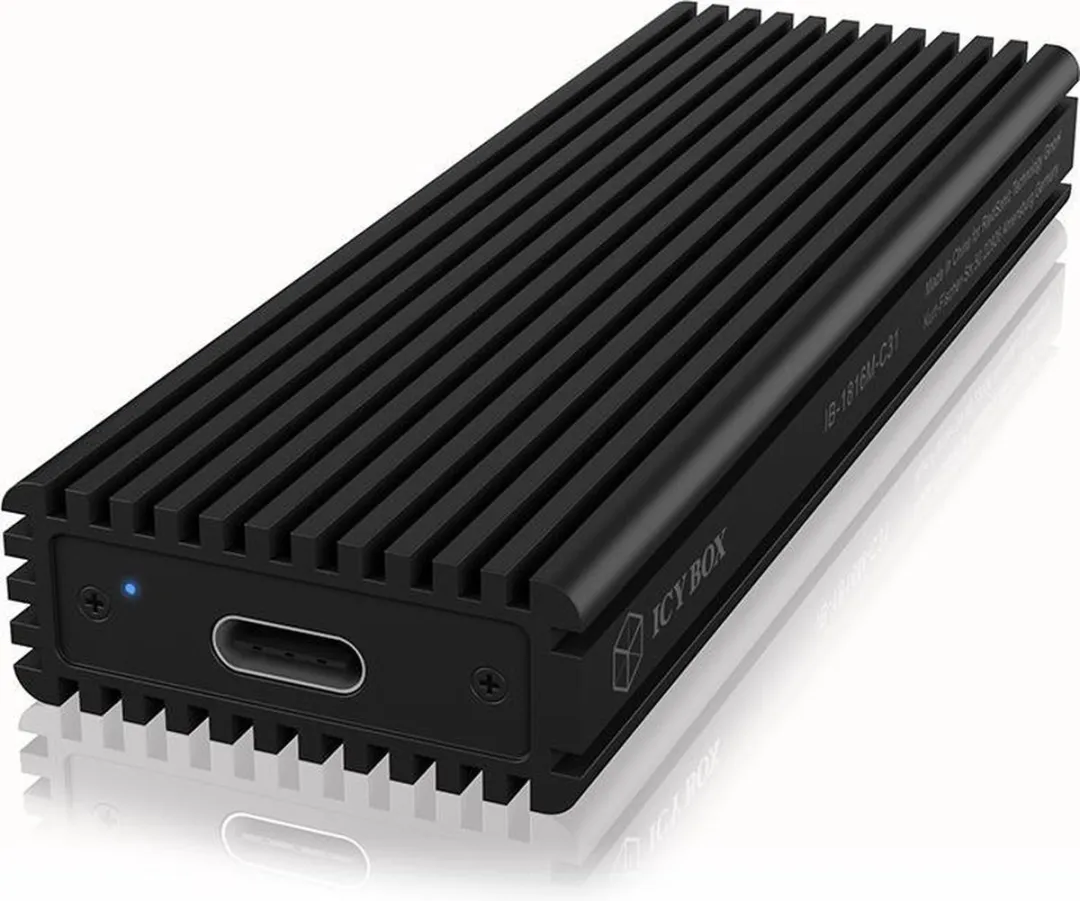 Icy Box IB-1816M-C31 M.2 SSD-behuizing - Zwart