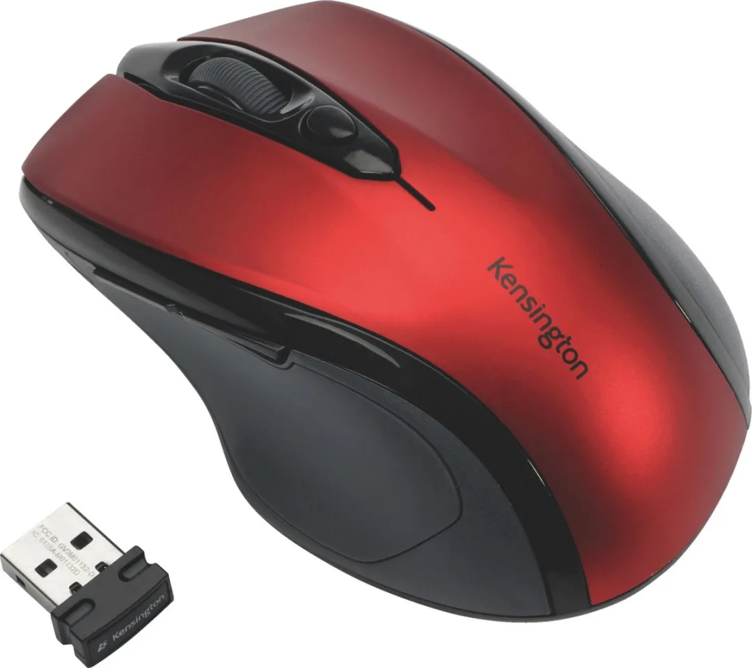 Kensington Pro Fit Draadloze Muis K72422WW - Ruby Rood