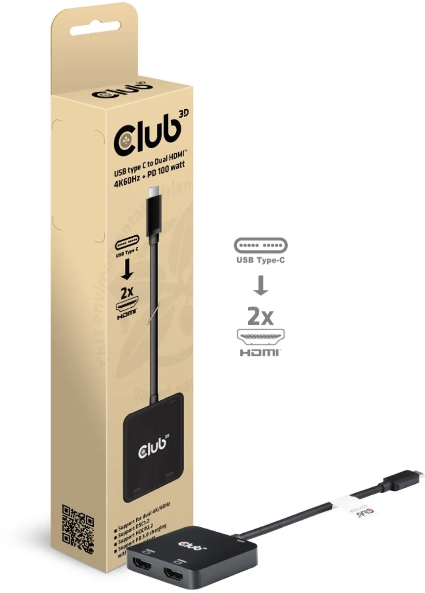 Club3D CSV-1558 USB-C Hub