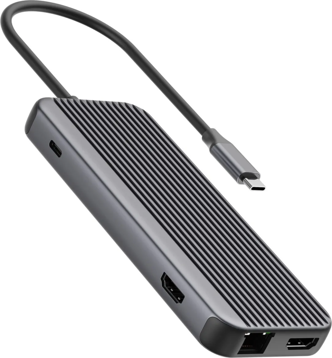 Sitecom CN-8001 Multiport Hub 8-in-1 - USB-C - 2x HDMI - LAN