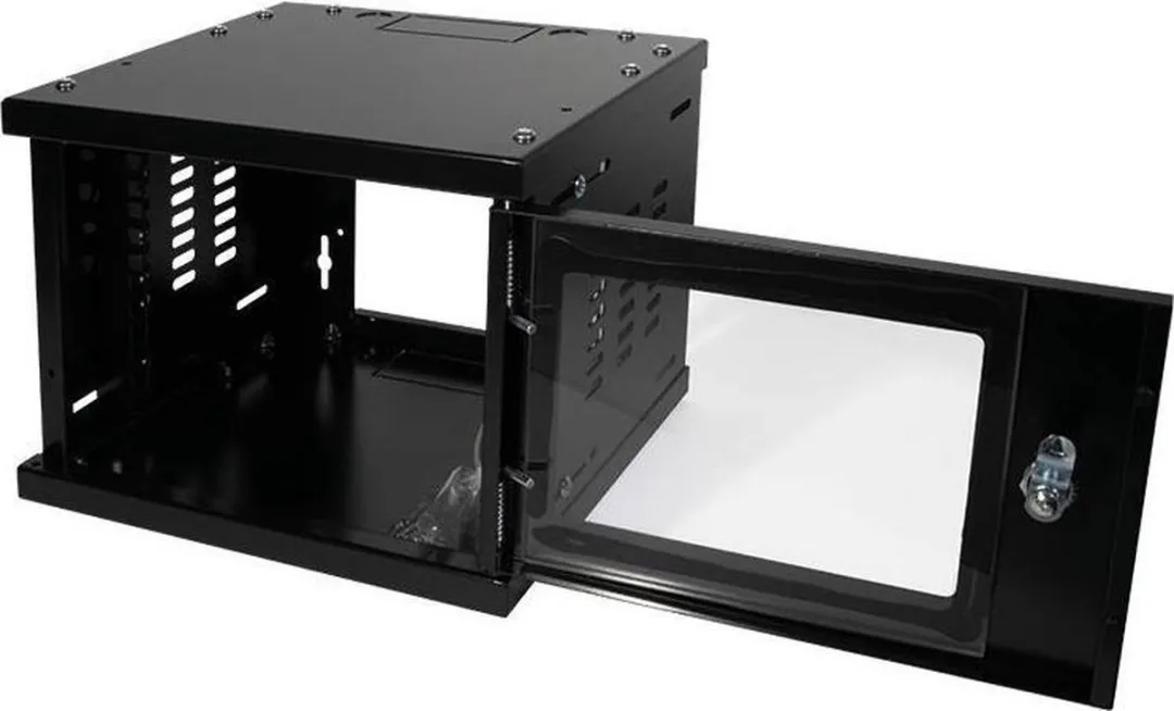 Logilink W06Z33B Wandkast 10 inch 4 HE - Zwart