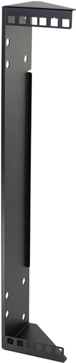 Logilink WB0012 Wand-/Ondertafelrack 2 HE - Zwart