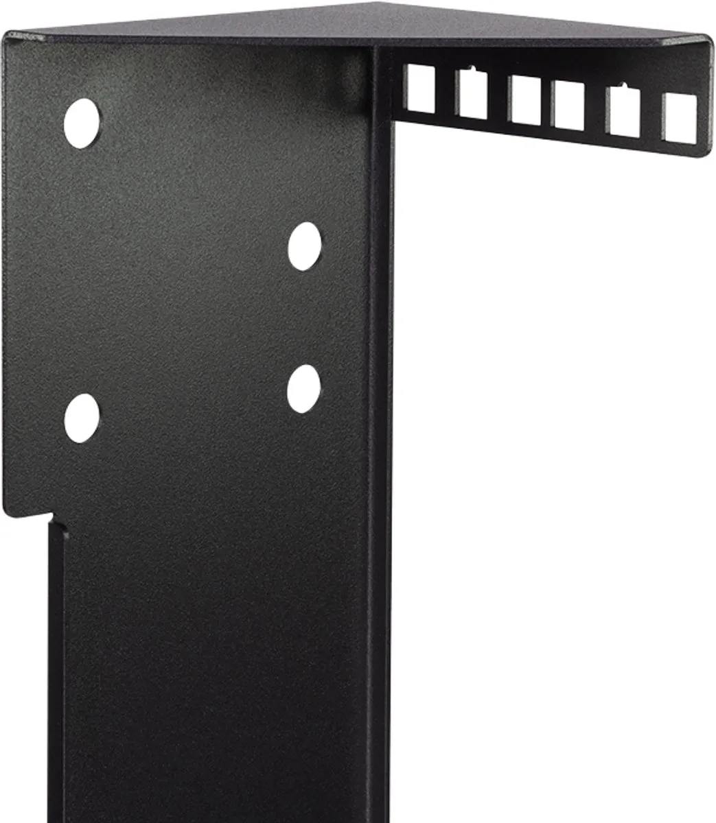 Logilink WB0012 Wand-/Ondertafelrack 2 HE - Zwart