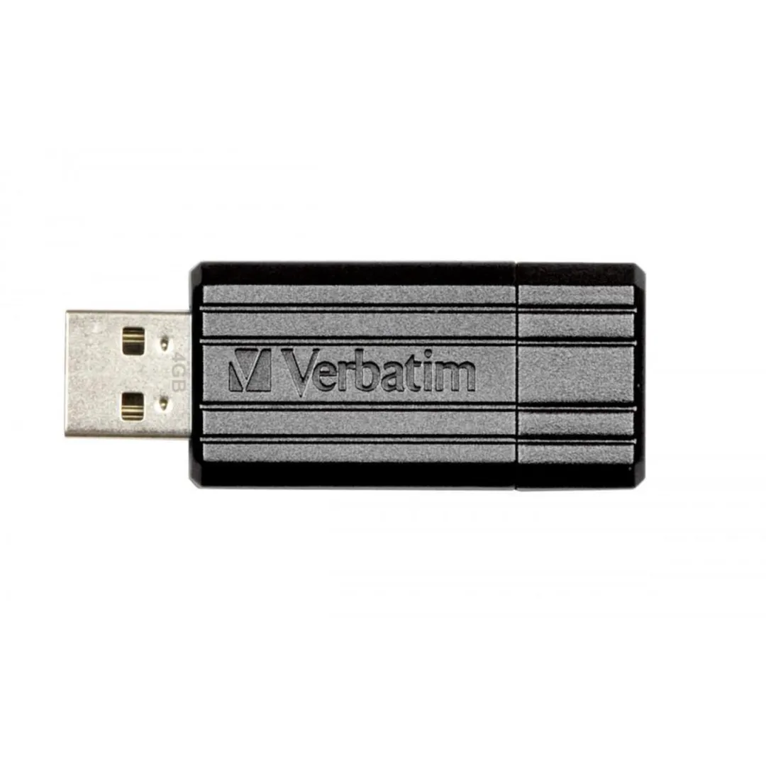 Verbatim Store 'n' Go PinStripe USB-stick 4GB - Zwart