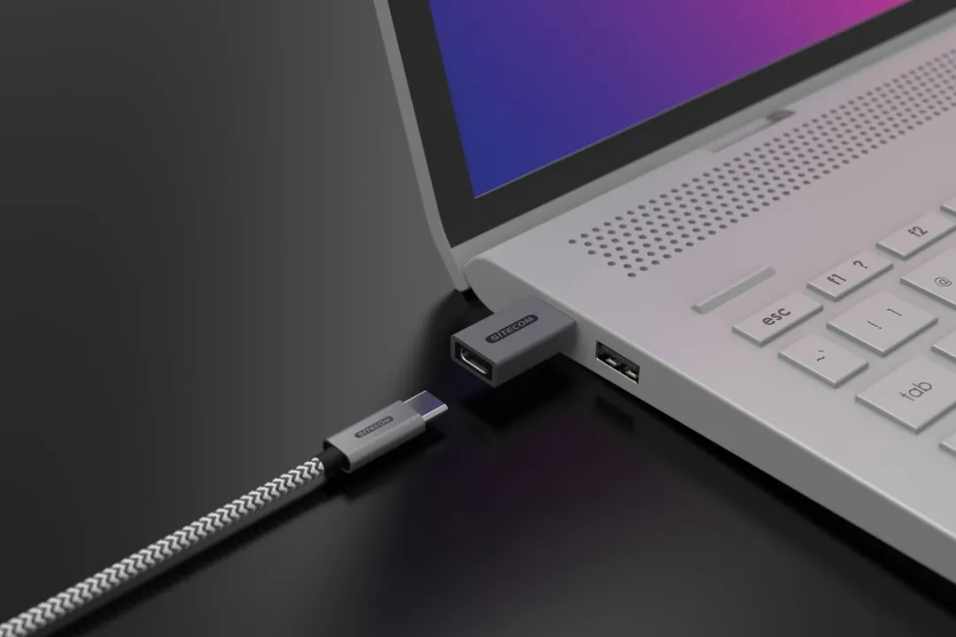 Sitecom USB-A naar USB-C Mini Adapter