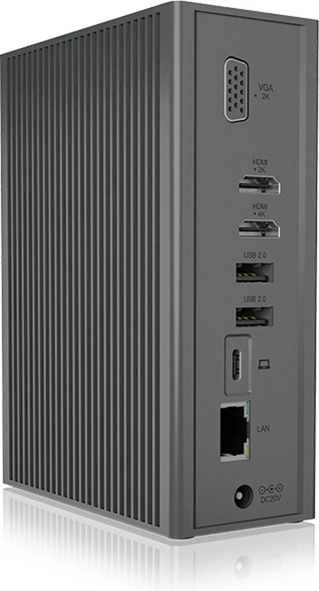 Icy Box IB-DK2262AC USB-C Dockingstation