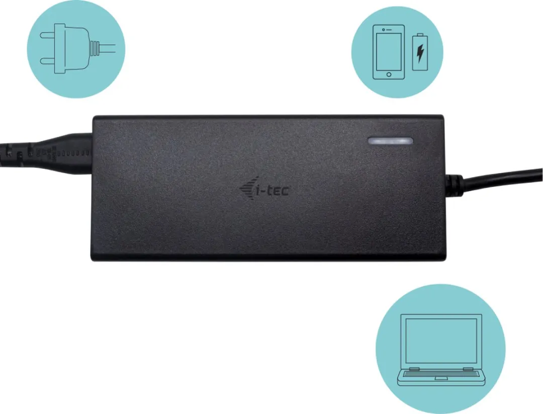 I-tec USB-C Metal Nano Dock HDMI/VGA met LAN 77W - C31NANOVGA77W