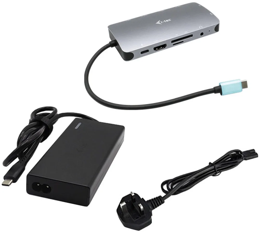 I-tec USB-C Metal Nano Dock HDMI/VGA met LAN 77W