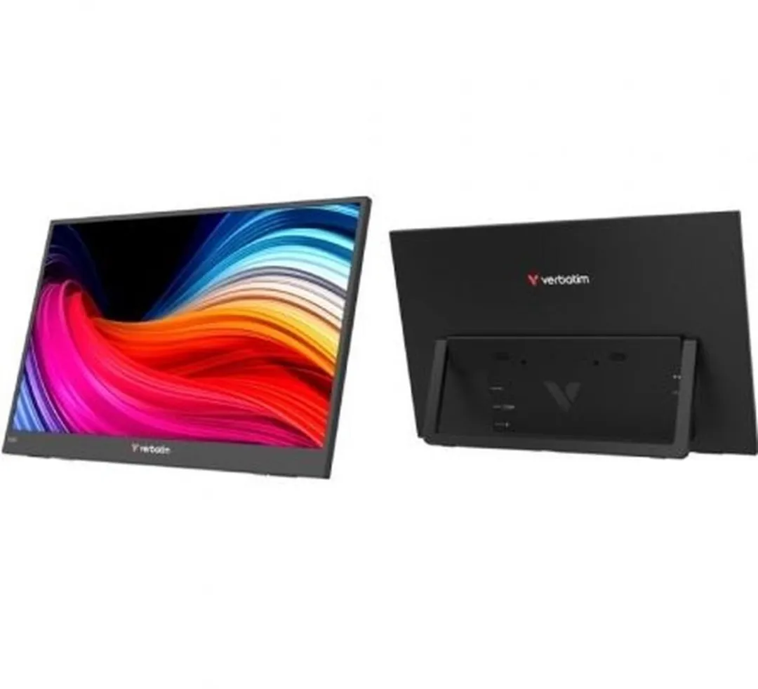 Verbatim 32401 Monitor Full HD 15" - Zwart