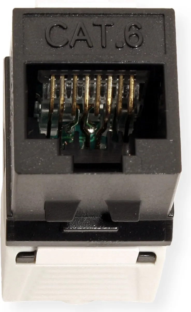 Roline Cat.6 Keystone RJ45 - Zwart - afbeelding 5 van 6