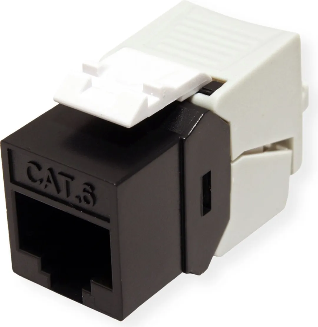 Roline Cat.6 Keystone RJ45 - Zwart - afbeelding 4 van 6