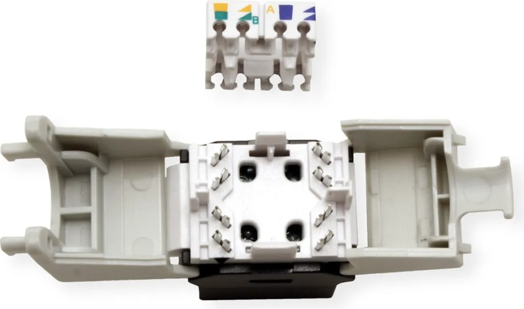 Roline Cat.6 Keystone RJ45 - Zwart - afbeelding 3 van 6
